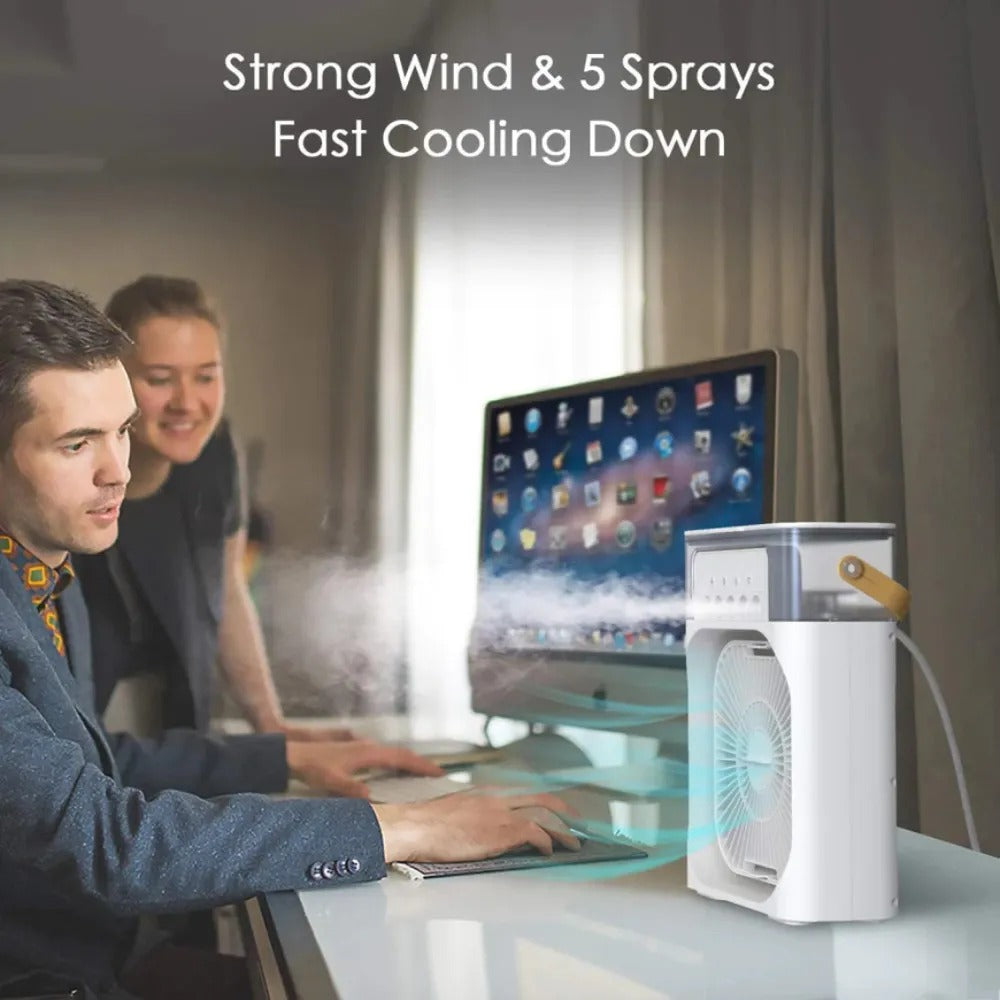 Ventilador Con Agua Portátil